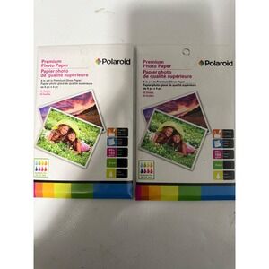 Polaroid Premium Photo Paper‎ 6x4 Glossy 20 Sheets Scrapbook Album Inkjet